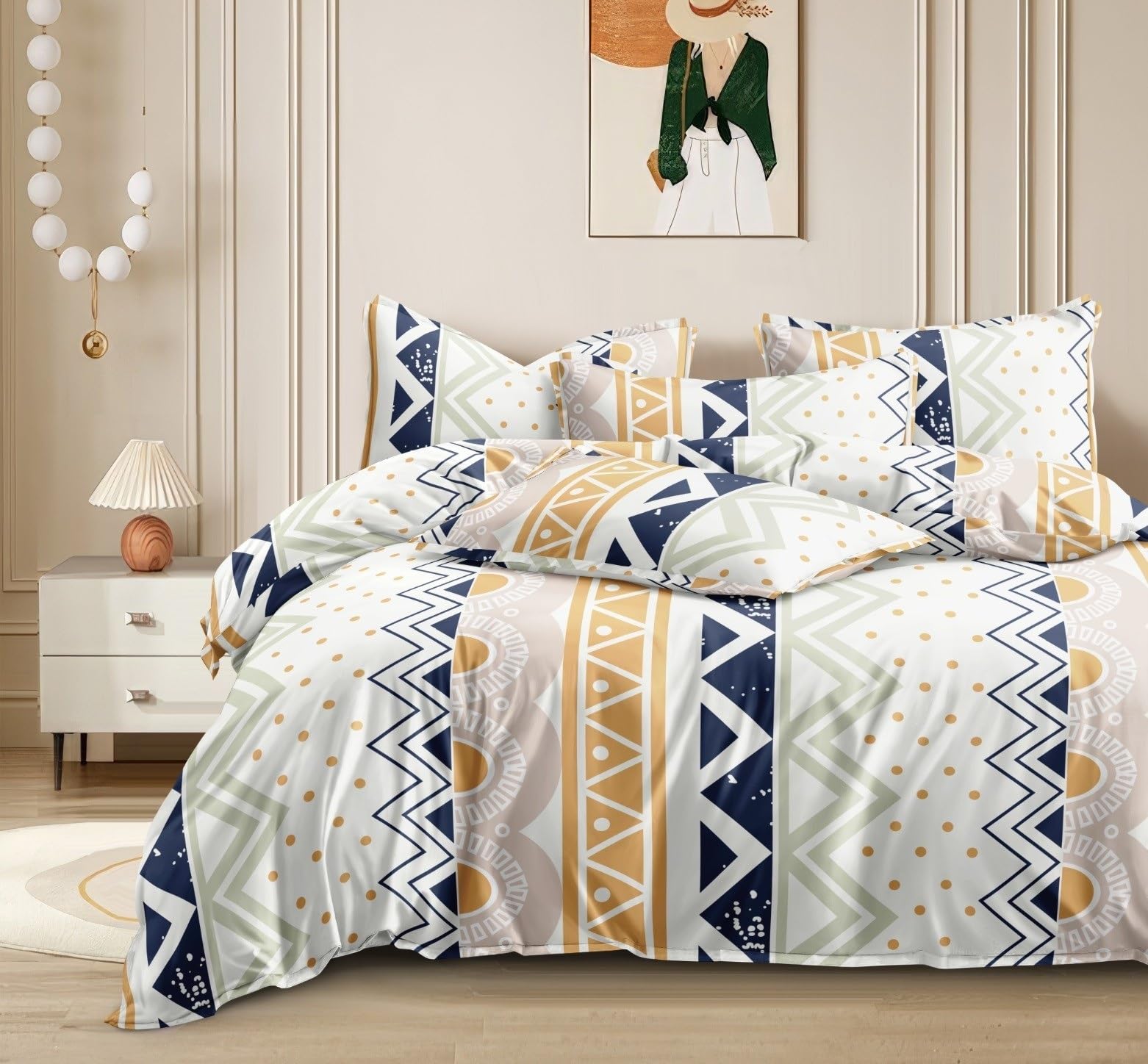 DECOMIZER Super Soft King Size Comforter Set -26