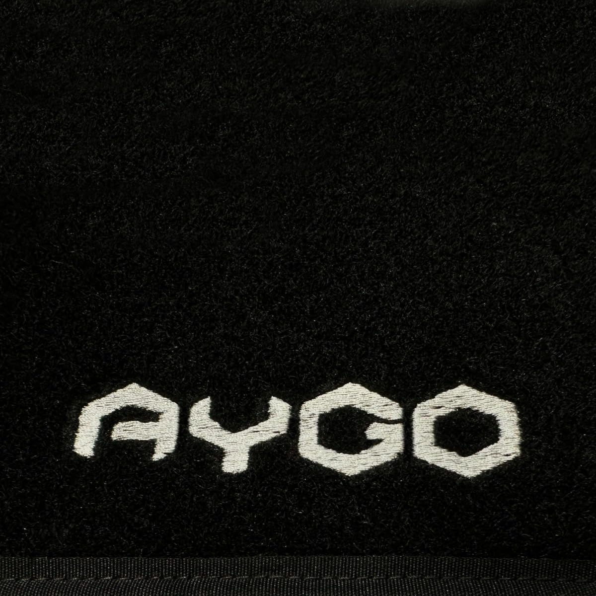 SERIE 4 TAPPETI - TAPPETINI IN MOQUETTE NERI PER AYGO dal 2005 al 2014