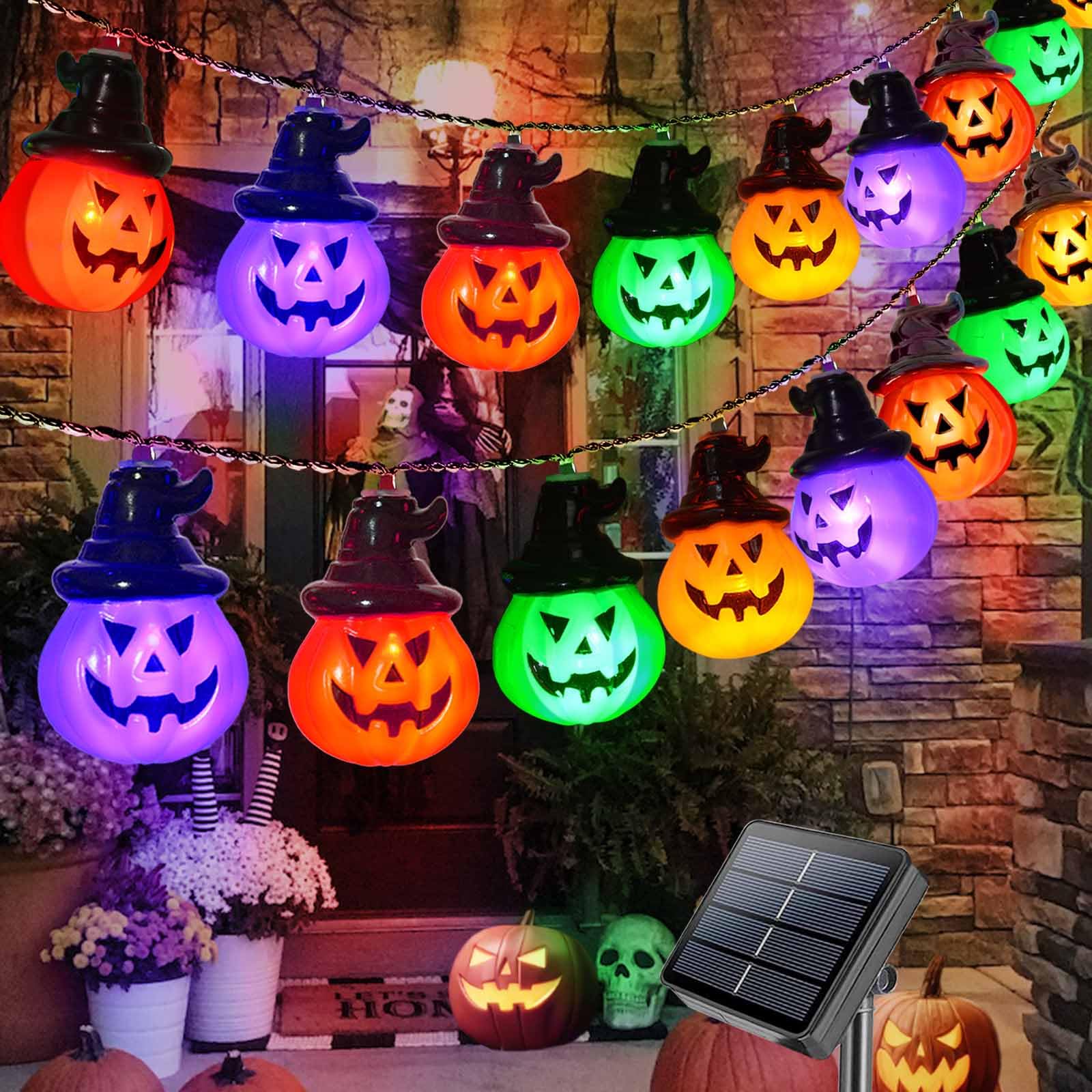Décorations Dhalloween Lampes Solaires Pour Lextérieur J Led