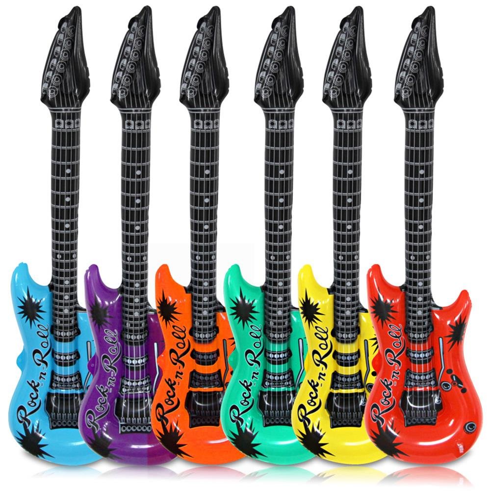 Inflatable Instruments Toyland Inflatable Guitar - 90cm Rockstar Party ...