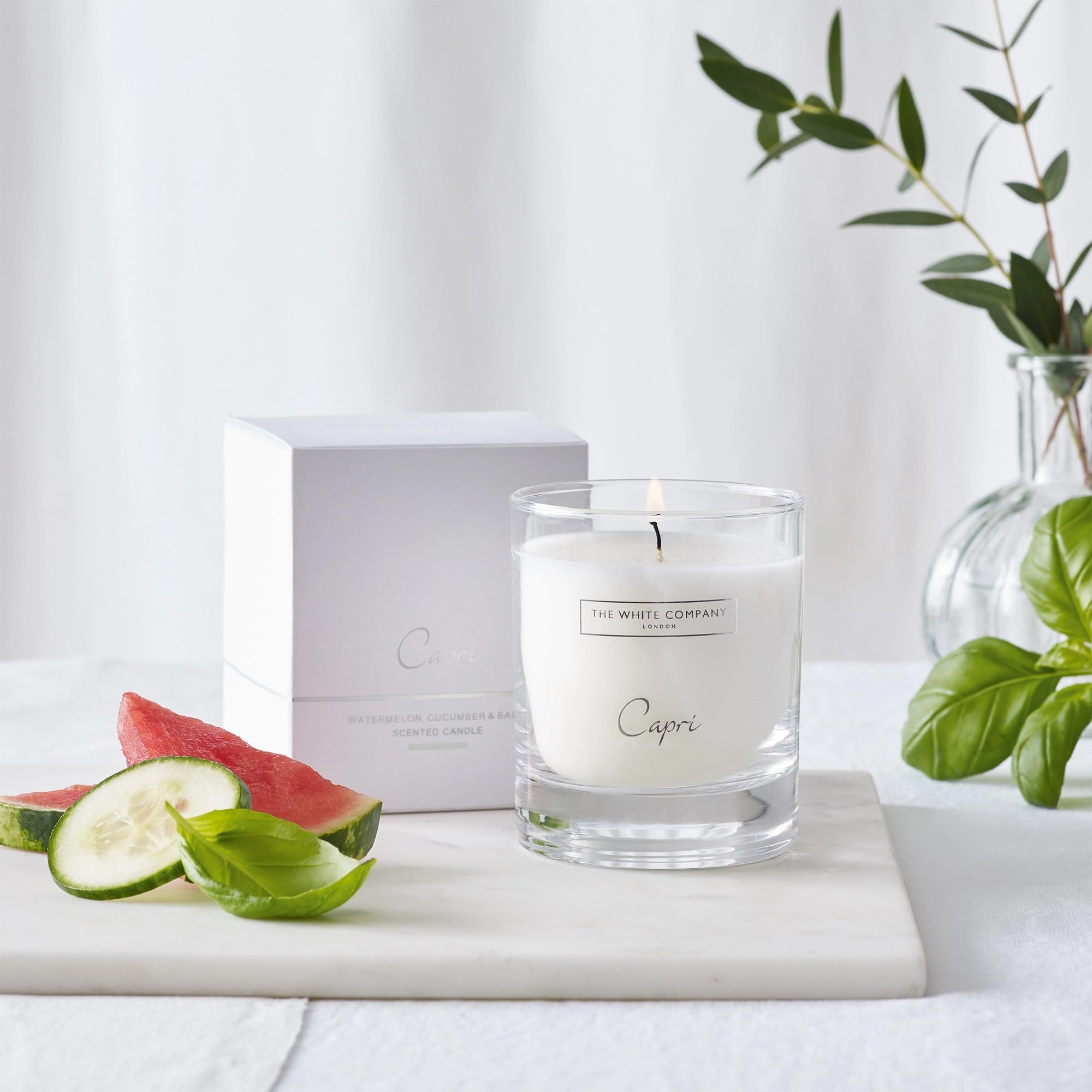 THE WHITE COMPANY Capri Signature Scented Candle, 140g, 28 Hours Burn Time