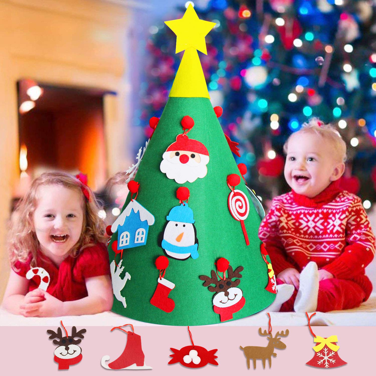 Árbol de Navidad de pared, 180 cm, 342 ramas