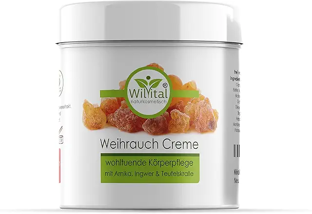Weihrauch Creme mit Arnika & Teufelskralle - 100% natürliche Körperpflege