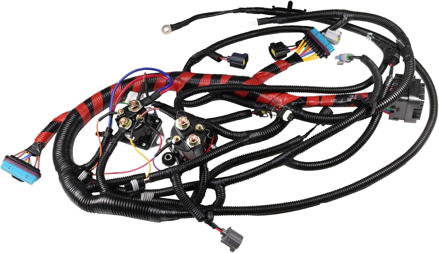 JDMSPEED New Engine Wiring Harness W/O Cali Replacement for Ford Super Duty F250 F350 1999 2000 2001 7.3L Diesel Replace F81Z12B637EA F81Z-12B637-EA