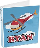 Vista 4 de Carpeta personalizada de helicóptero de 3 anillas - 1 pulgada