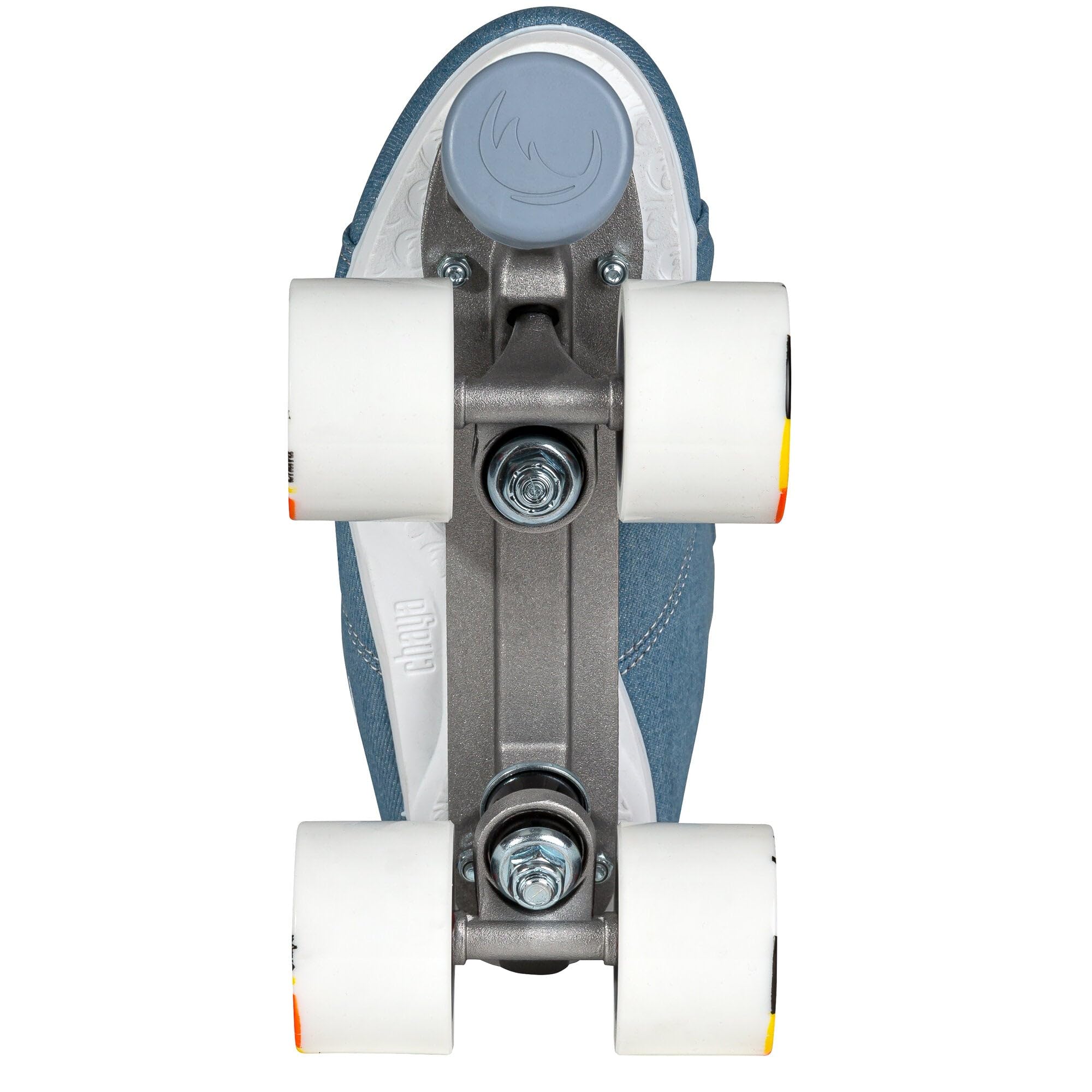 Chaya Rollschuhe Denim - Roller Skates für Damen und Herren im Retro-Look für Roller-Disco - Roll-Schuhe in Blauer Denim