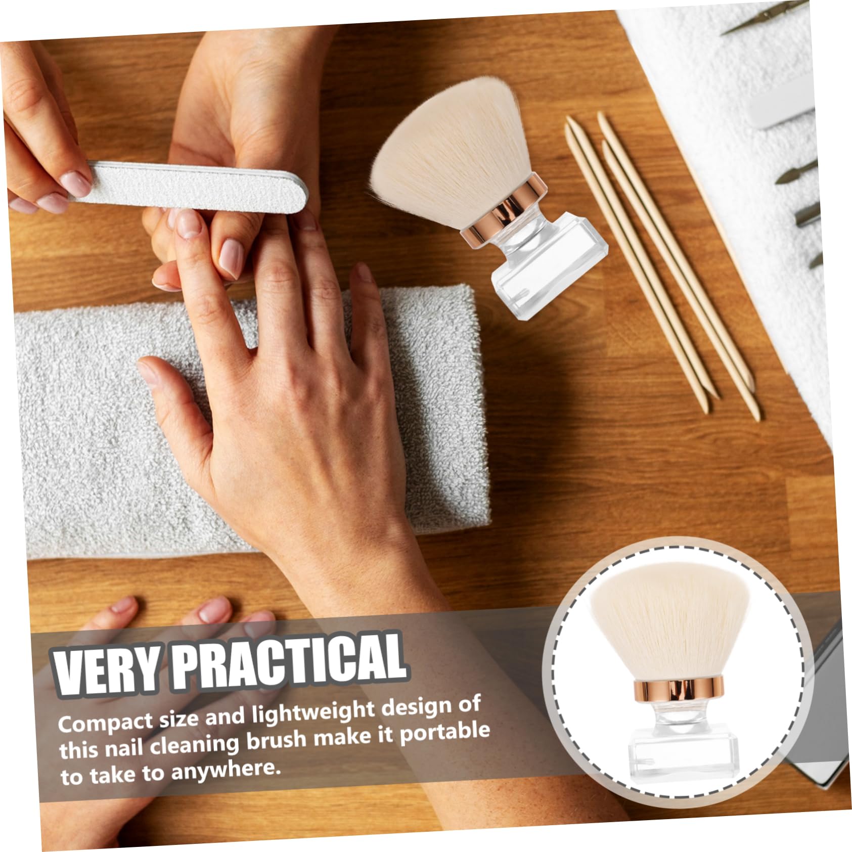 Healvian 5pezzi Spazzola Per Pulizia Unghie Ergonomica Pennello Per Manicure e Pedicure Design Compatto e Leggero Per Unghie e Piedi Setole Morbide e Comode Da Usare