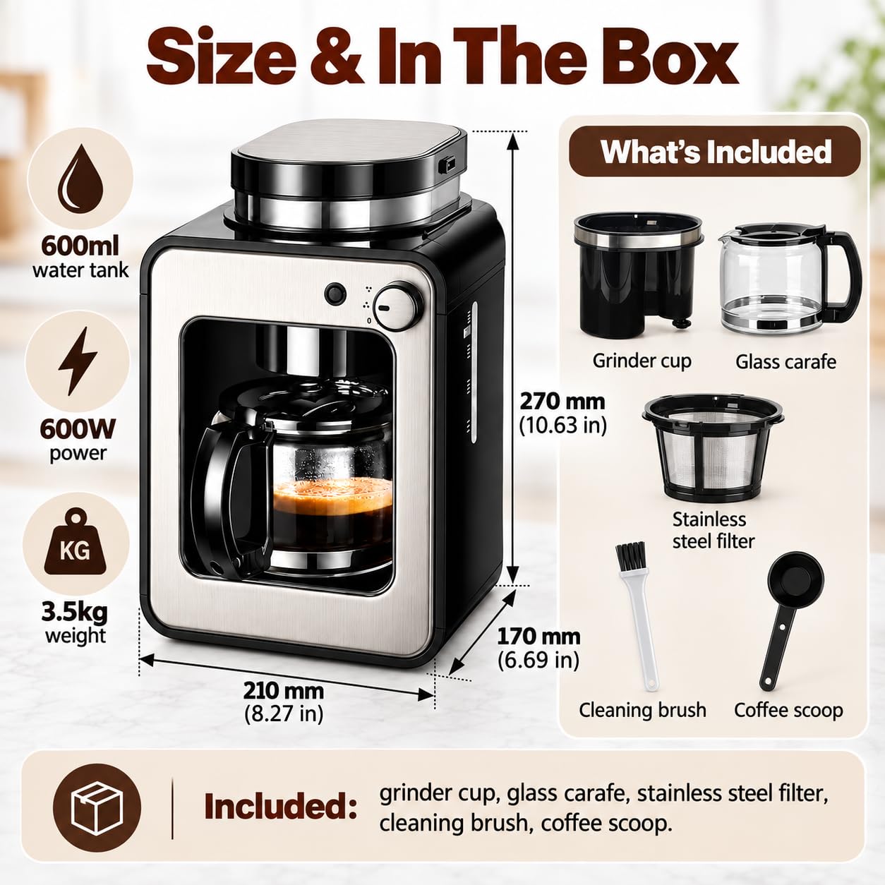 Cafetera Express Totalmente Automática, Molino Integrado