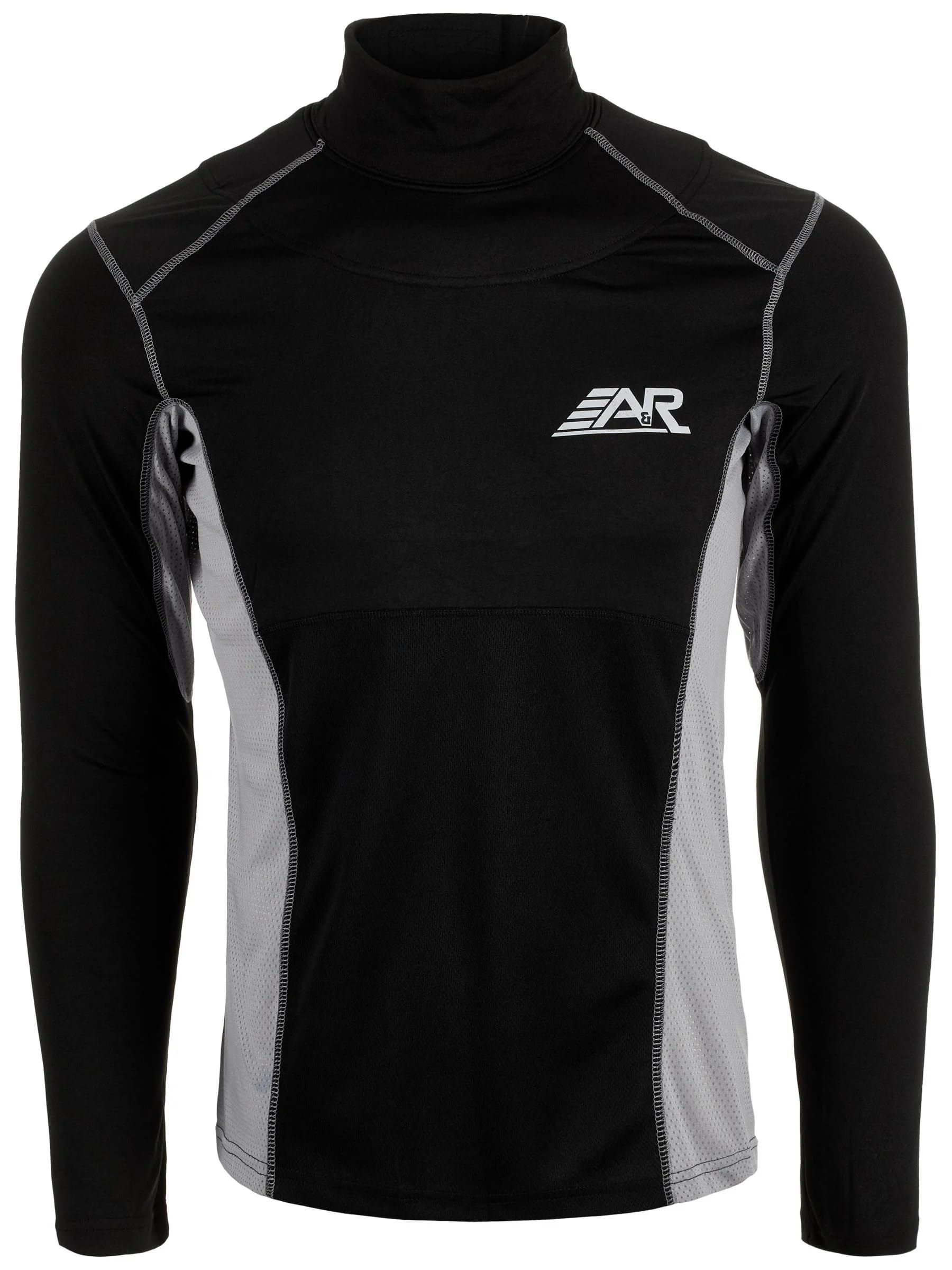 Long Sleeve Compression Neck Guard Hockey Shirt | Junior (Medium)