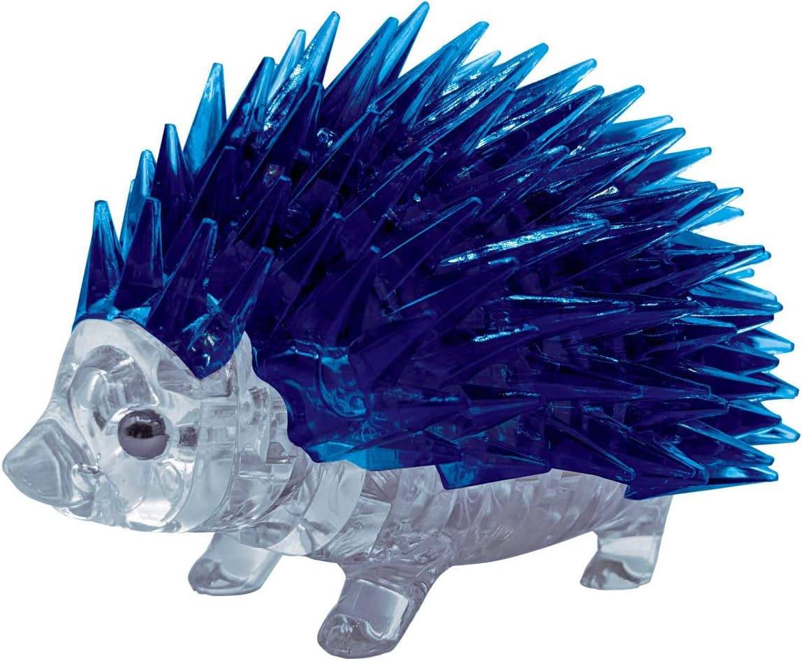 BePuzzled | Hedgehog Standard Original 3D Crystal Puzzle, Ages 12 and Up