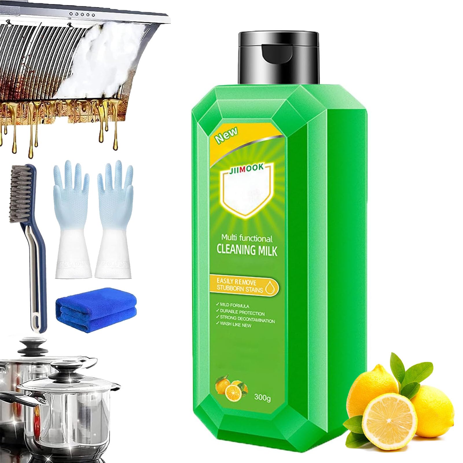 Powerful Multifunctional Concentrated Cleansing Lotion, 300g Powerful Multifunctional Cleaner, Cleaning Milk House Cleaner for Multi-Scene Clean (1pcs)