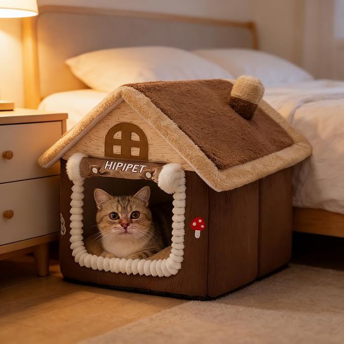 Cama para Perro Pequeño con Forro Polar y Espuma Viscoelástica miniatura 6