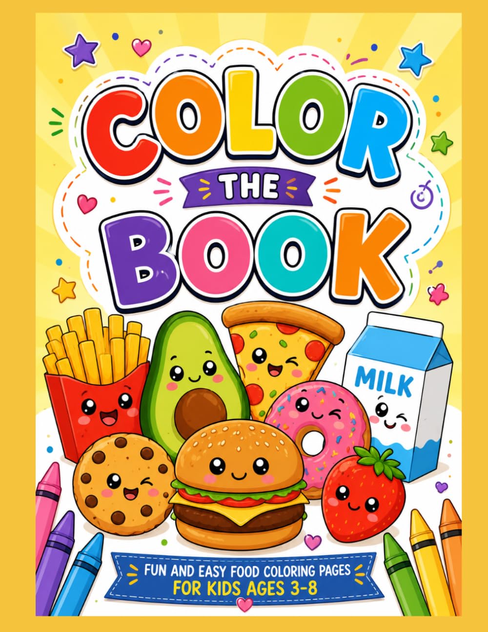 color the book: A Delicious Coloring Adventure for Little Artists