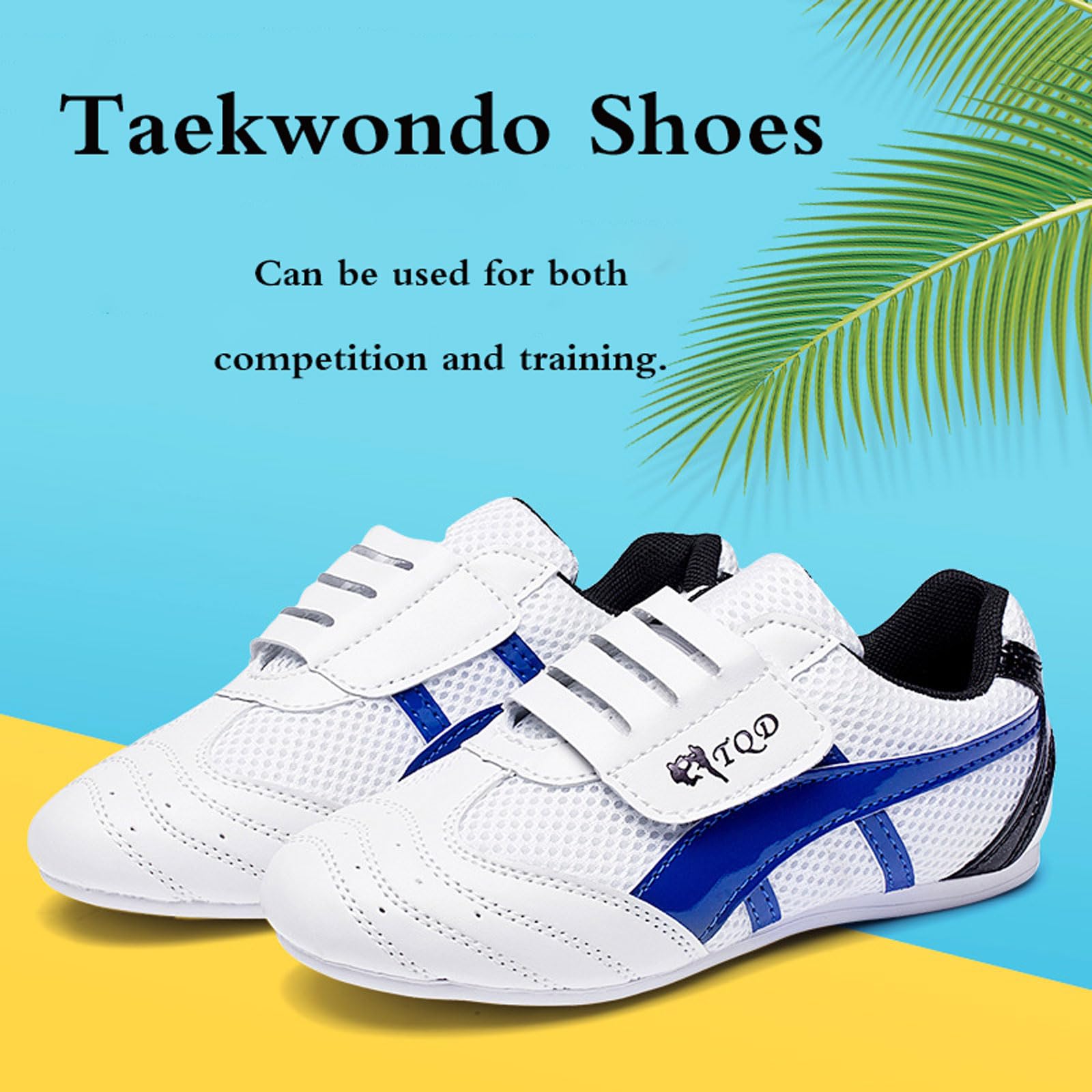 Zapatos de Taekwondo,Zapatos de Entrenamiento de Karate,Zapatos de Taichi Kung fu,No se deforma fácilmente,Antideslizante,Respirable,Fresco y Seco,para Taekwondo,Boxeo,Karate,Kung Fu.