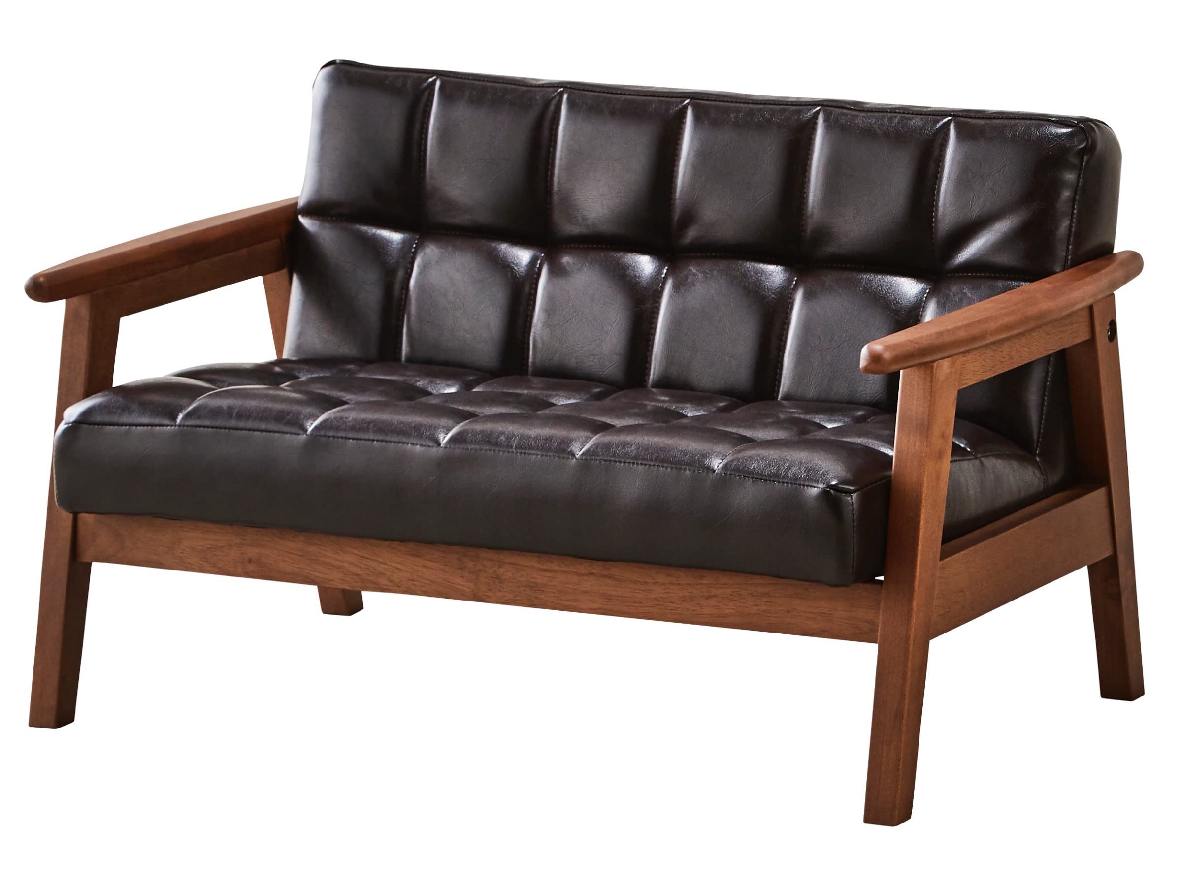 Amazon.co.jp: 【Fournir Furniture】木製2色2サイズ ミニソファー 
