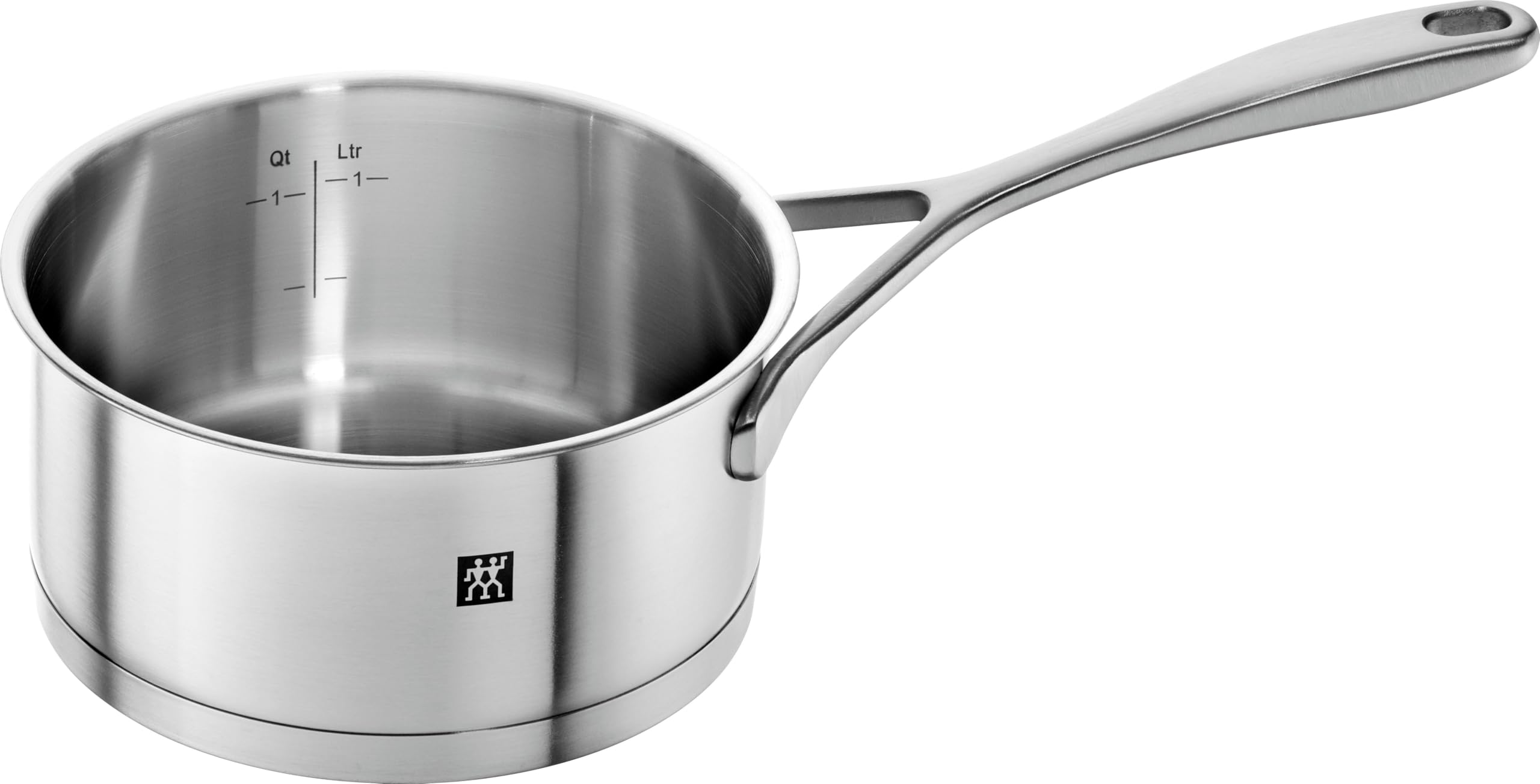 ZWILLING Essence Kochtopf-Set 5-teilig, Induktion, Edelstahl | Ergonomische Griffe, Schüttrand, Innenskala