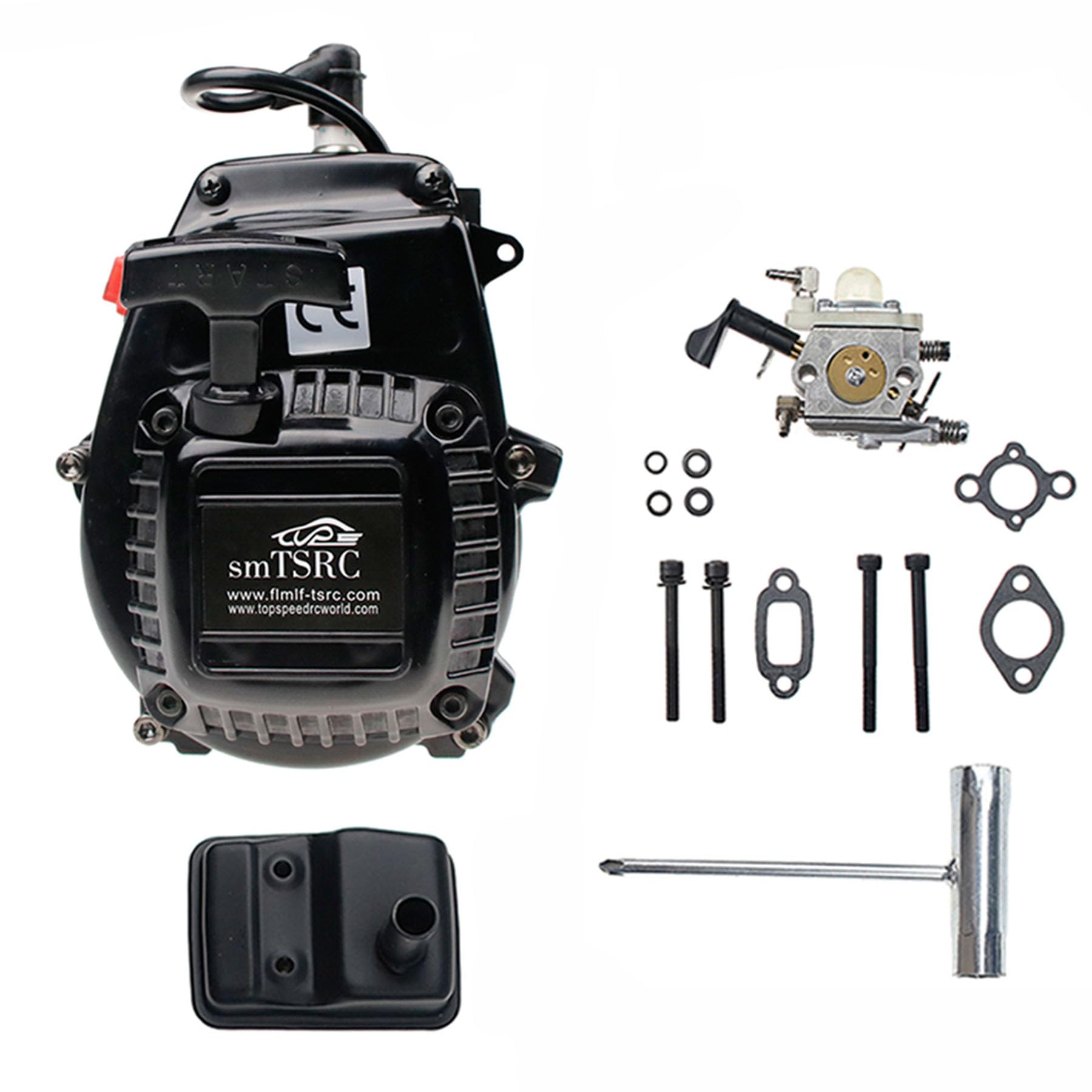 smTSRC RC Engine 2-Stroke 29CC Motor Kit For 1/5 HPI Baja Lois 5ive-T DBXL FG GoPed Redcat HSP Rovan Rc Car Parts - Image 3