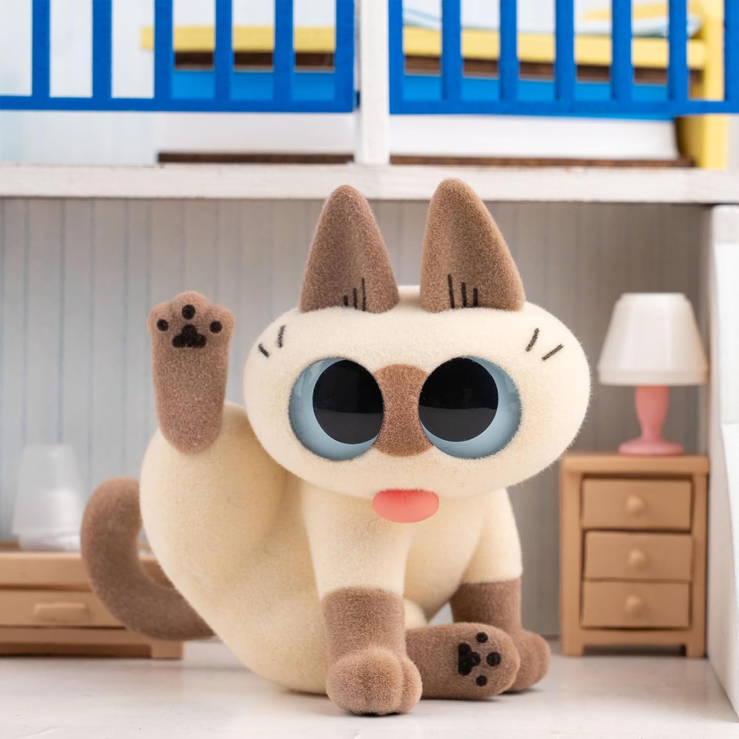 BEEMAI Nobeko Azukisan's Daily Series 2 6PCs (Set of 6 No Repeat) Blind Box Random Design Cute Figures Collectible Toys Birthday Gifts
