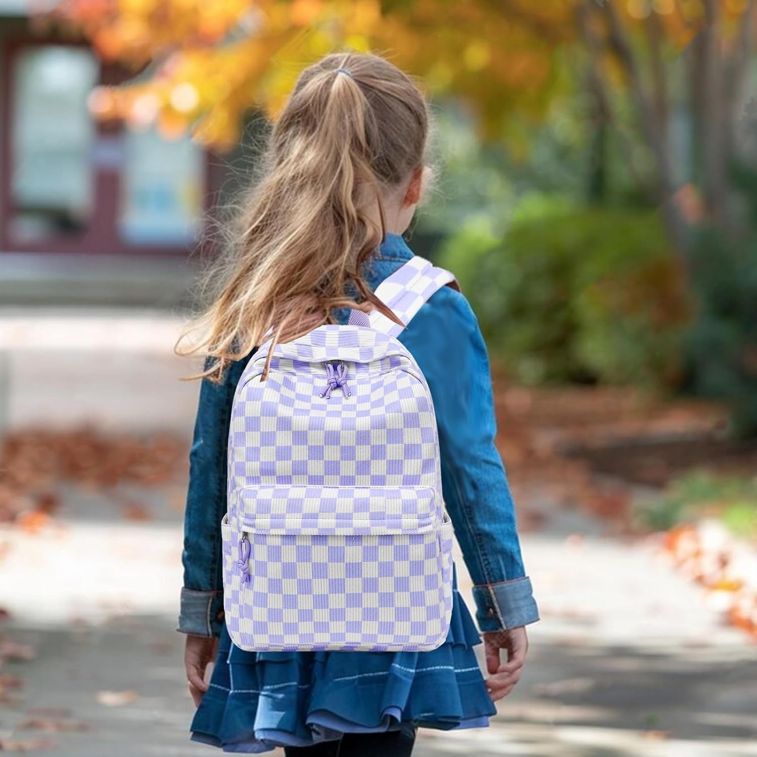 LEDAOU School Backpack for Teen Girls Elementary Middle School Bookbag Kids Backpacks Women Laptop Backpack Travel Daypack - Image 6