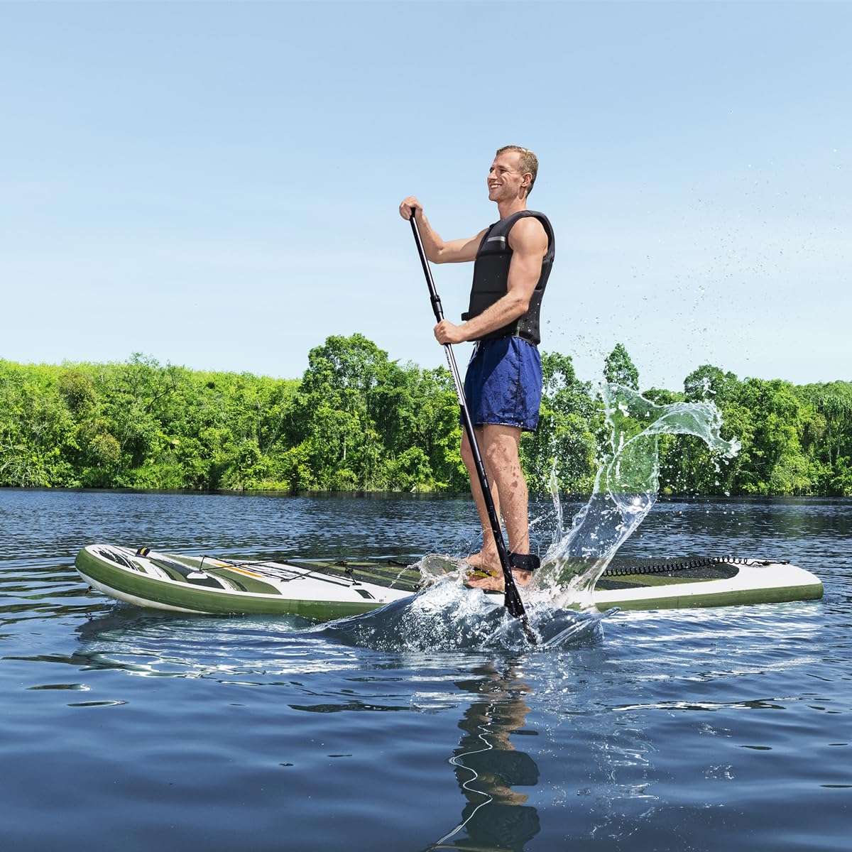 Hydro-Force SUP, Inflatable Stand Up Paddle Board, Complete Set, Multiple Sizes