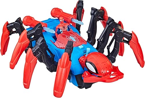 Miniatura 13 de Marvel Spider-Man Car Playset con función de explosión y figura de acción para niños a partir de 4 años