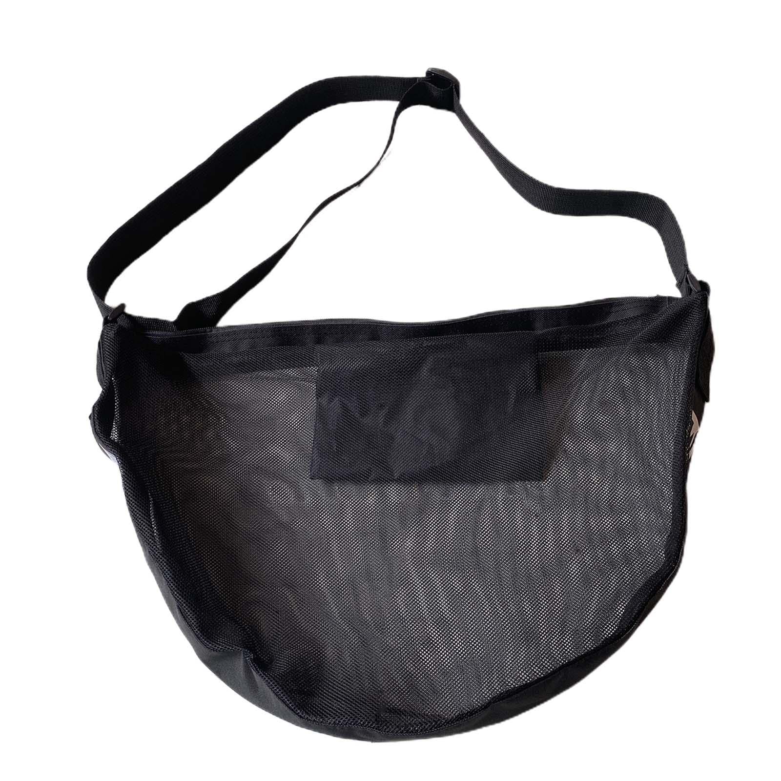 SAZ DEKOR Basketball Carry Bag Balls Holder ghtweight Storage Outdoor Ball Bags Mesh Black-image-24