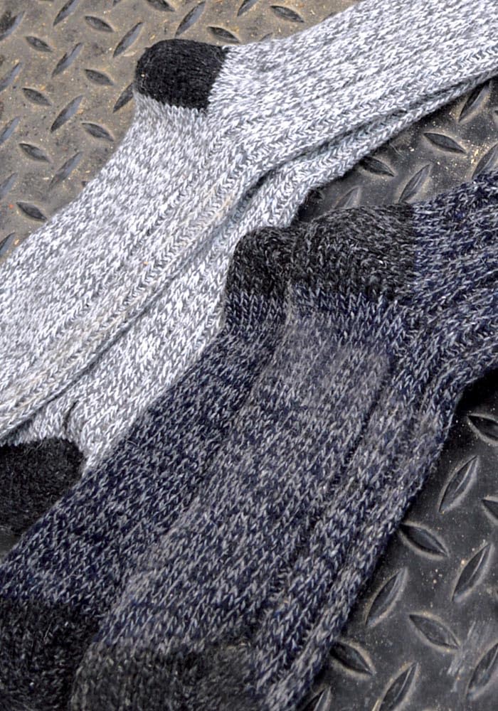 Workforce - 3 paires homme extra longues hautes laine chaussettes pour marcher