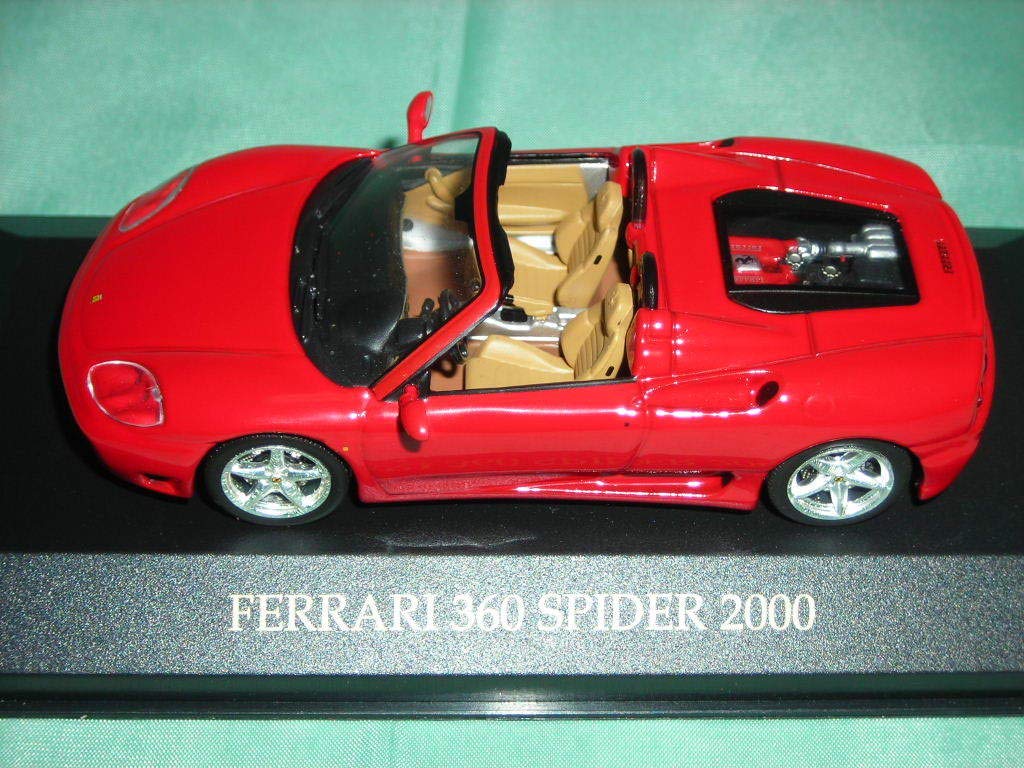 Amazon.co.jp: 1/43 Ferrari 360 Spider 2000 Red : Toys & Games