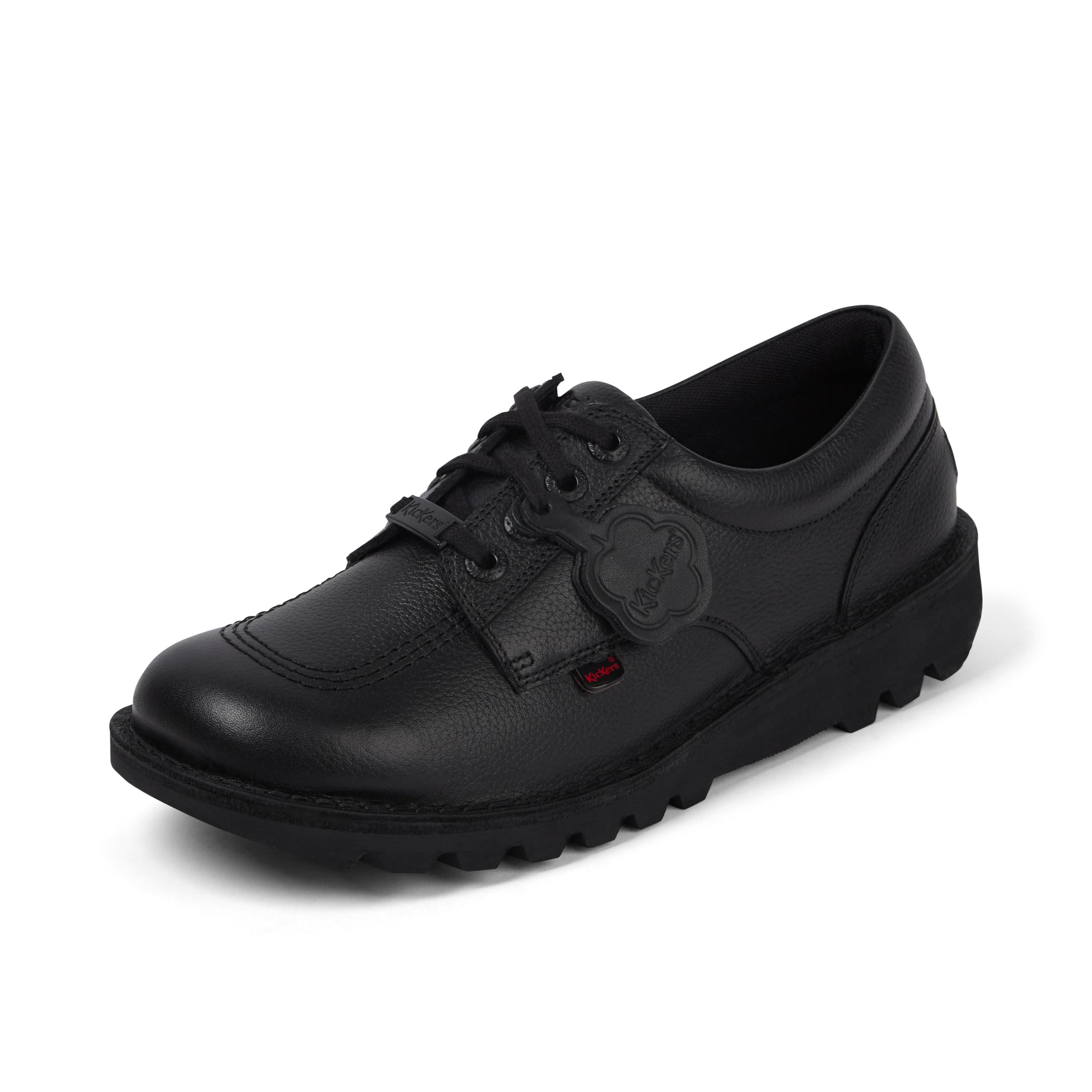 Kickers Men's Kick Lo Tab Leather Ankle Boot, Black, 10.5 UK