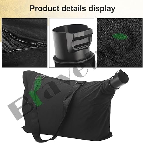 Miniatura 4 de Braveboy 90560020-01 Bolsa de hombro soplador de hojas, compatible con Black & Decker 90560020 90539053, compatible con el modelo LH4500 BV3600