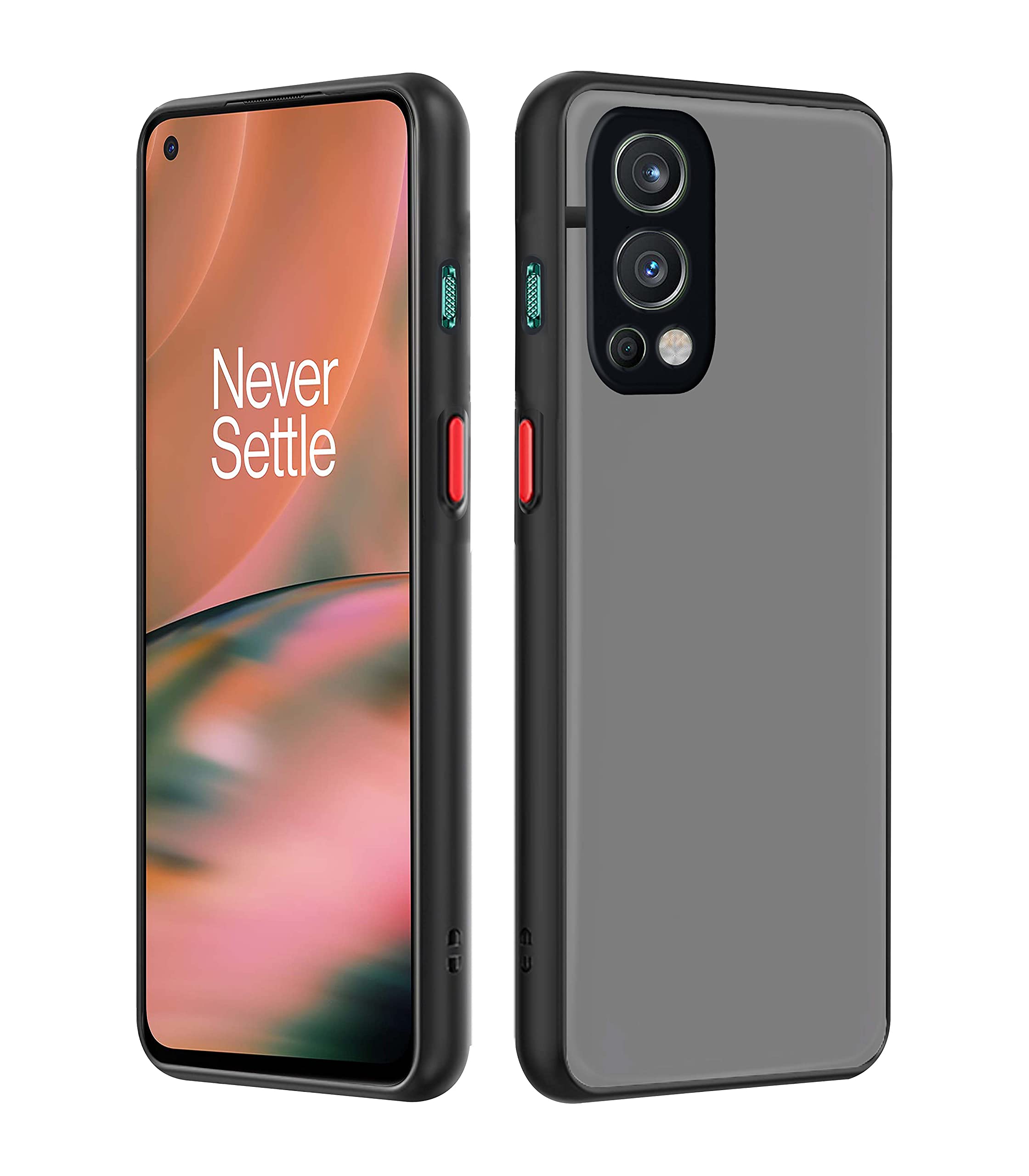 Pikkme OnePlus Nord 2 5G/OnePlus Nord 2 5G Pac-Man Edition Back Cover|Hybrid Smoked Back|Full Camera Protection|Raised Edges|Super Soft-Touch|TPU+Plastic|Bumper Case (Black) (B09BQP6GCQ) Amazon Price History, Amazon Price Tracker