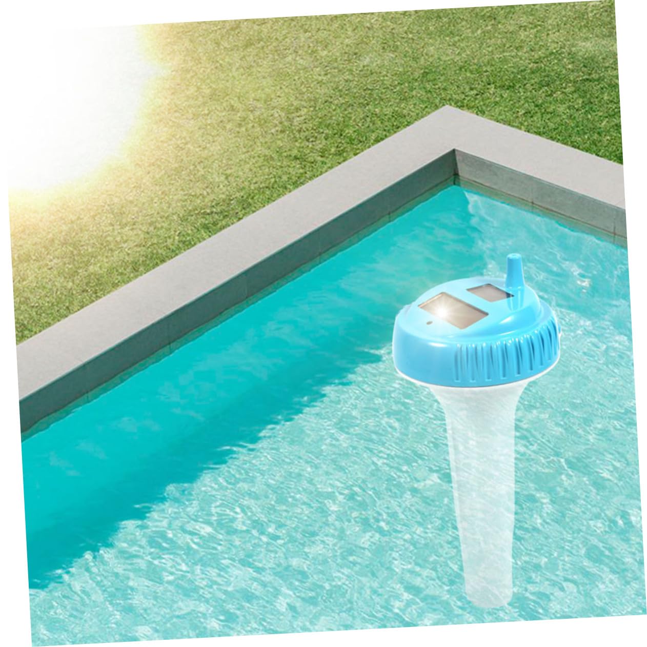 HEMOTON Termometro Galleggiante per Acqua Wireless Termometro per Piscina e Spa Monitor Temperatura Acqua Display Facile da Leggere