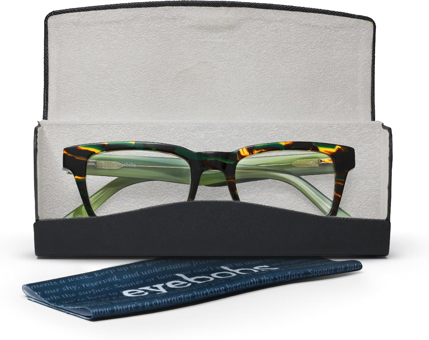 eyebobs - Fare N Square | Premium Reading Glasses for Men and Women | Square Frame for Wide Faces | Available in 0.0x - 4.0x - Image 6