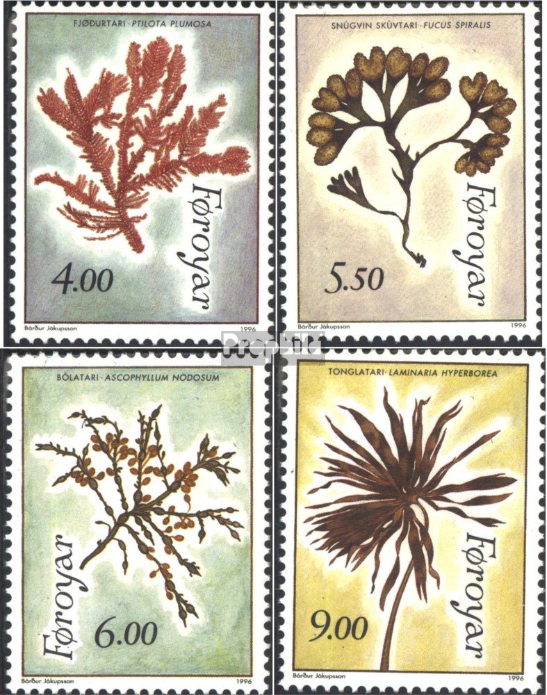 Prophila Collection Danimarca - Isole Faroe 547-556 Minifoglio (Completa Edizione) MNH ** MNH 2006 Tiefseefische (Francobolli per i Collezionisti) Acqua Animali