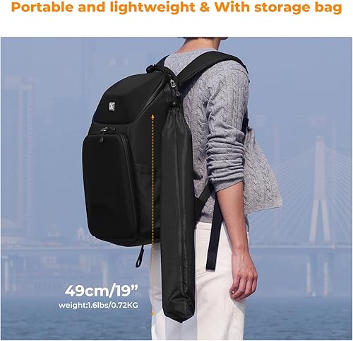 Miniatura 6 de K&F Concept 79 inch2.01m Light Stand, Studio Photography Tripod, Heavy Duty for Studio, Speedlight, Reflector, Flash, Softbox, Umbrella,