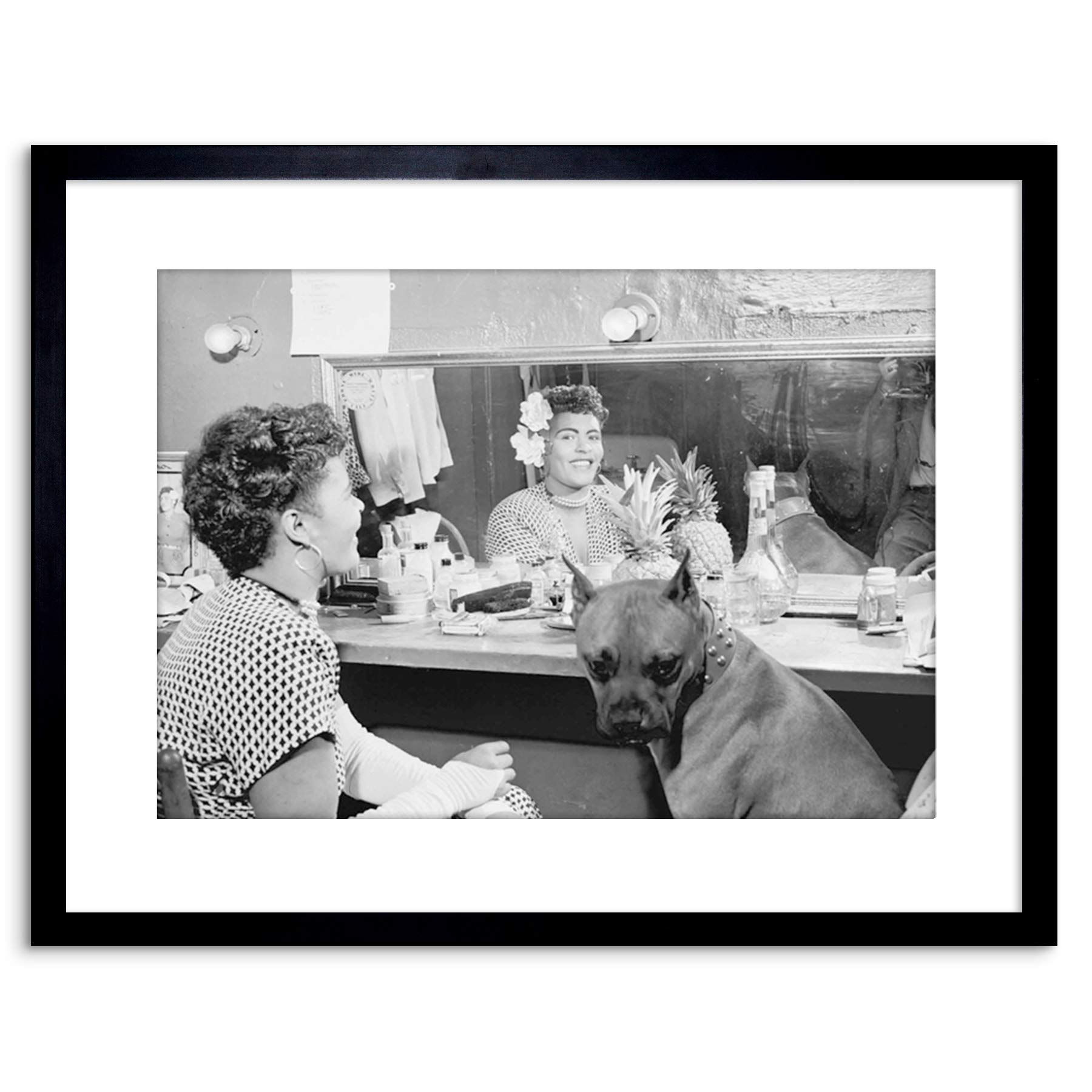 Wee Blue Coo MUSIC VINTAGE PHOTO BLUES JAZZ SINGER BILLIE HOLIDAY FRAMED PRINT F97X7568