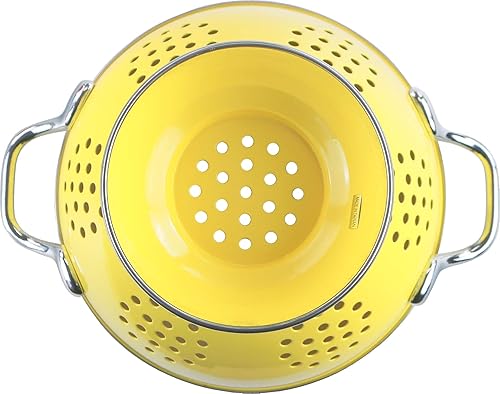 Vista 147 de Colador de Reston Lloyd, color azul índigo, Blanco