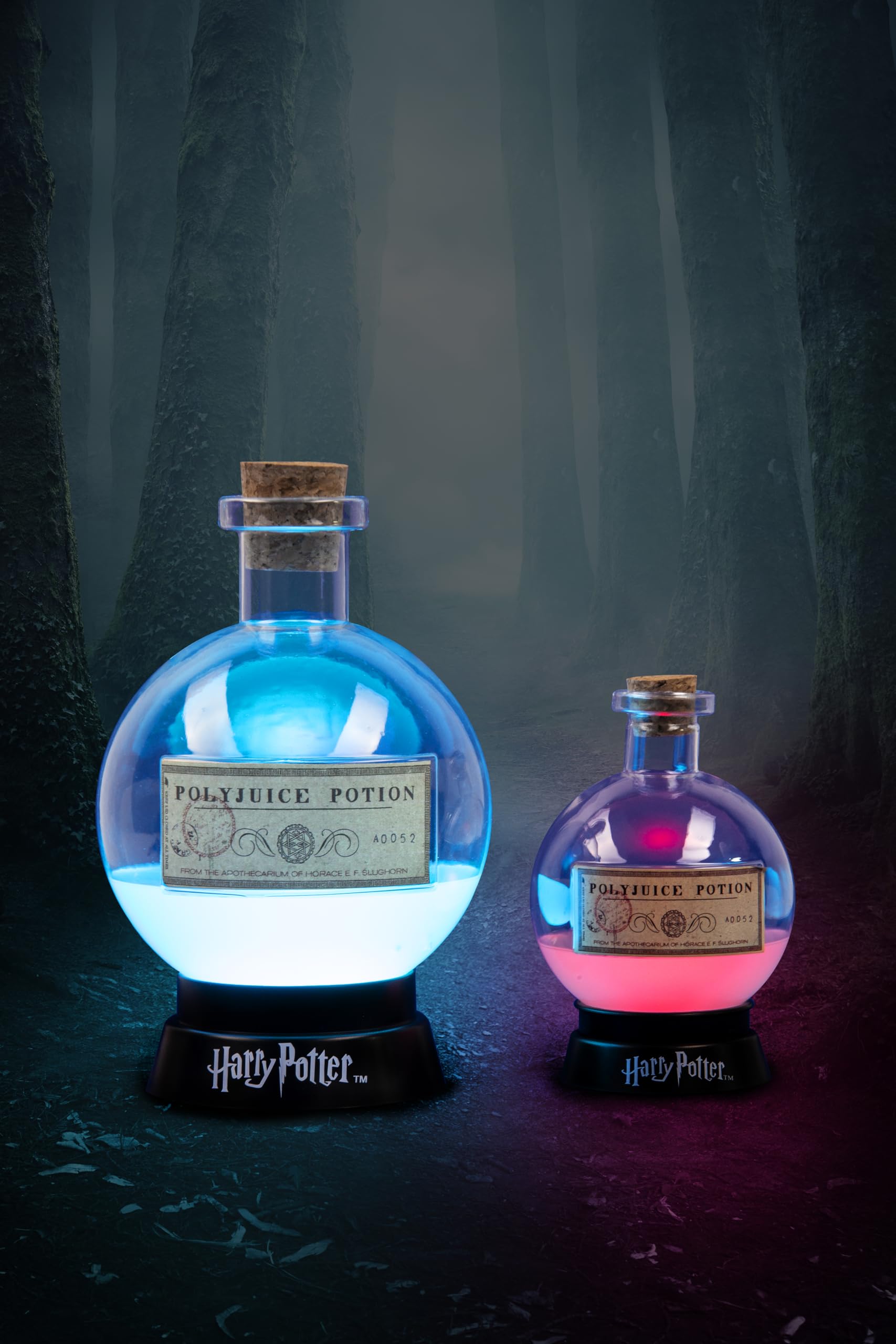 WONDEE Harry Potter Lampada da Tavolo e Luce Notturna Pozione Mágica, Harry Potter Gadget Ufficiale, Harry Potter Regali per Donna, Uomo, Bambino e Bambina, Regalo Decorazione Magica (Lungo)