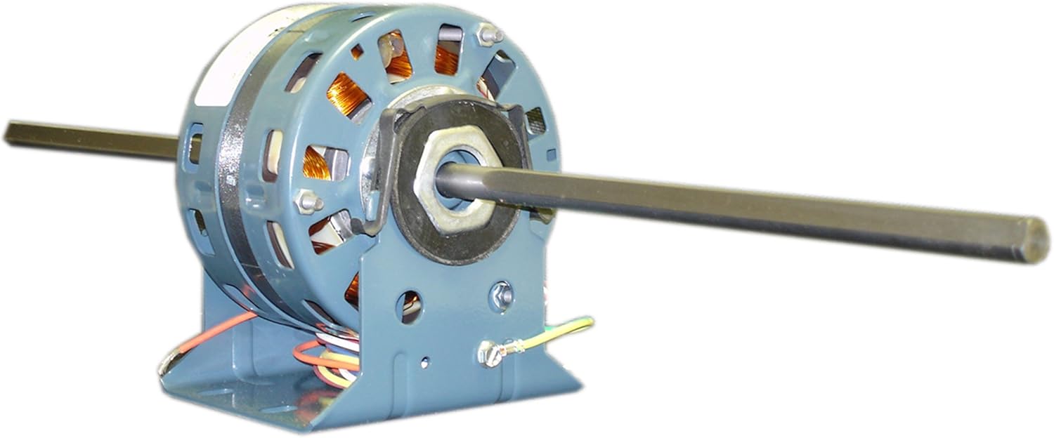 Fasco D289 5.0-Inch Fan Coil Air-Conditioning Motor, 1/10 HP, 115 Volts, 1050 RPM, 5 Speed, 3.6 Amps, OAO Enclosure, Double Shaft, Sleeve Bearing