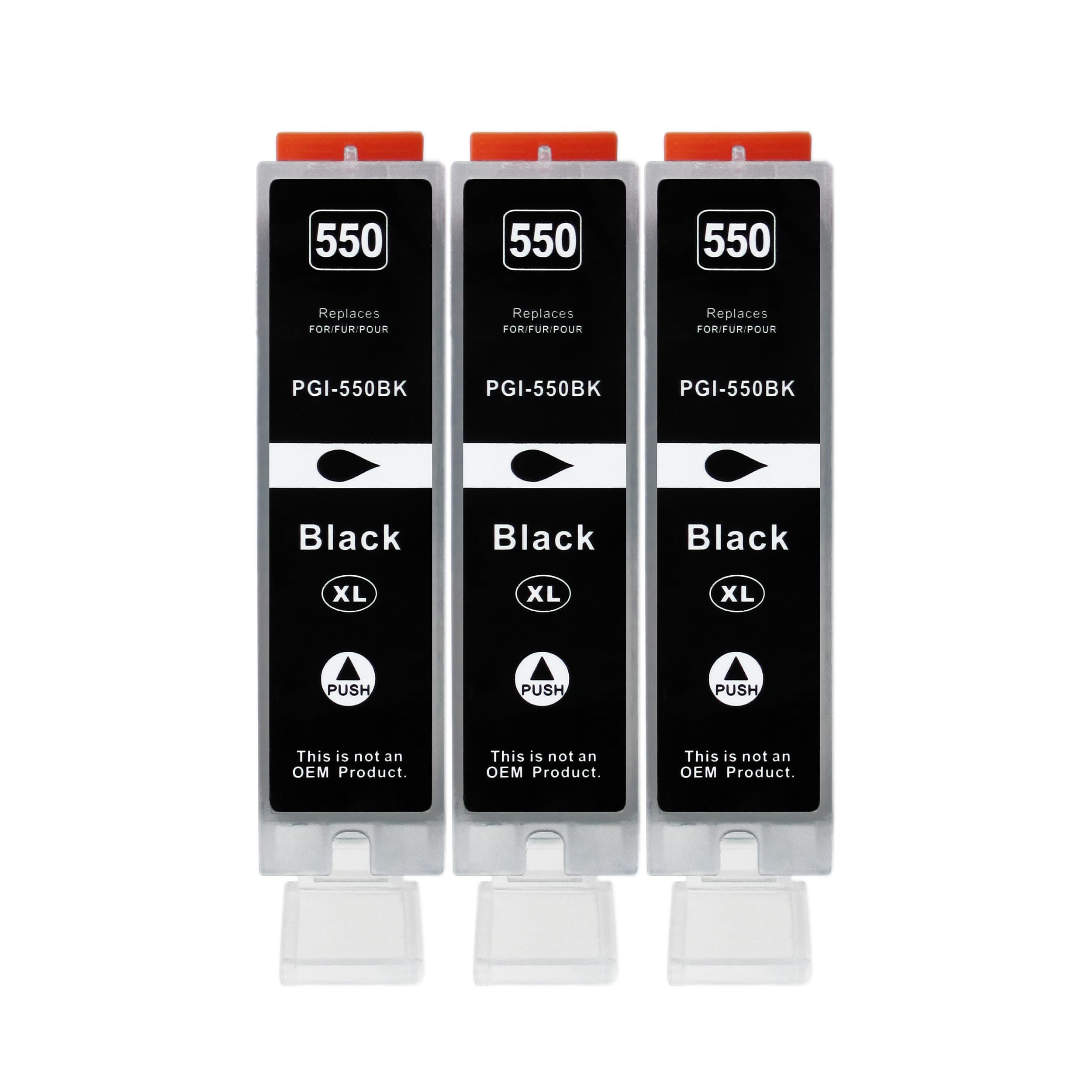 ESMOnline 12er-Set Druckerpatronen Kompatibel Für Canon PGI 550 & CLI 551 – XL-Füllmenge, Für MG-, MX-, IP- Und IX-Serien