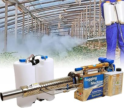 15l Professional Ulv Fogging Machine,Thermal Fogger,Nebulizer for Farmland Garden,Pulse-Jet Thermal Fogger,Use Gasoline,120