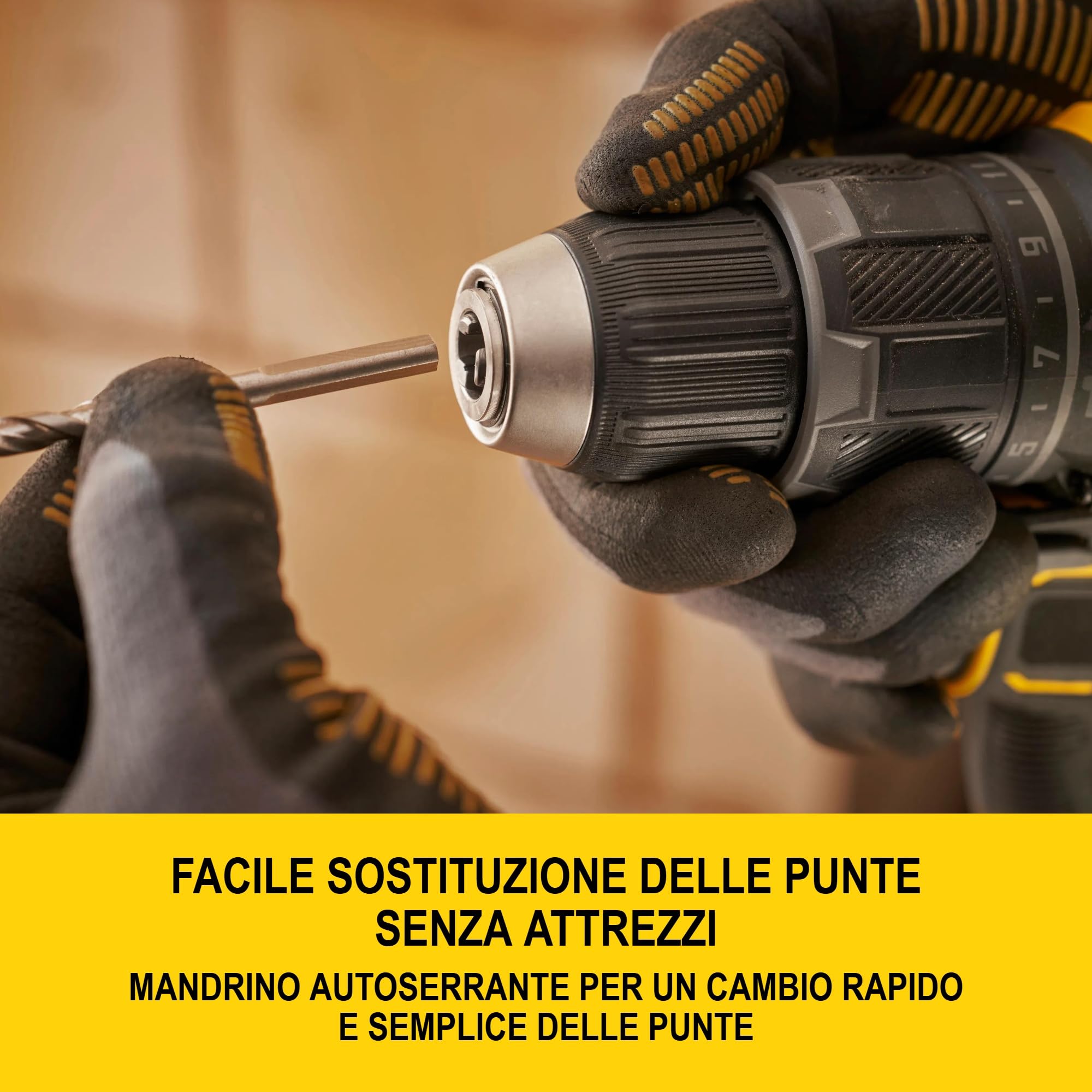 STANLEY V20 Trapano avvitatore a percussione a 2 ingranaggi senza fili, include 2 batterie agli ioni di litio da 2,0 A, caricatore da 1,25 A e valigetta ProStack, 18 V, SFMCD716D2T-QW