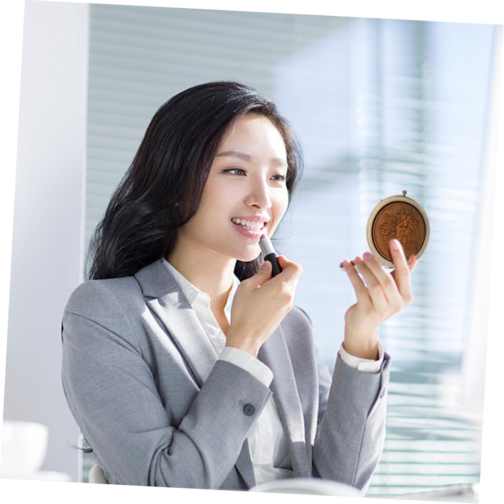 Healeved 3 Mini Specchietti Per Il Trucco Portatili Compatti Tascabili Bifacciali Per Borse Da Viaggio E Per Luso Quotidiano Adatti Per Diverse Occasioni