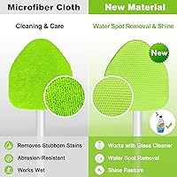 Vista 3 de XINDELL - Herramienta de limpieza de parabrisas de 29 pulgadas, kit de limpieza de ventana interior de automóvil con mango largo extendido y 4