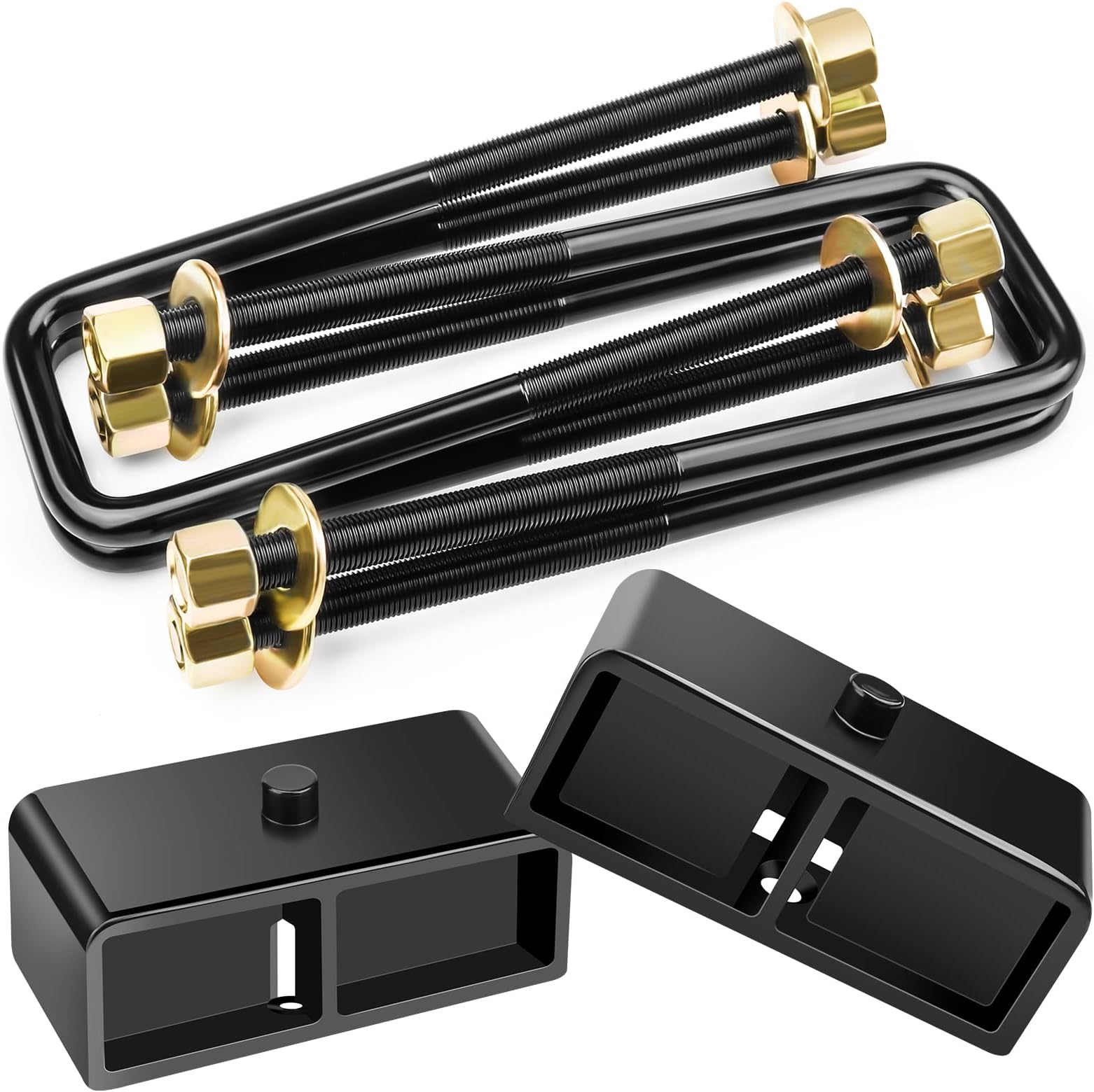 2" Rear Lift Block Kit for Tacoma/Tundra, 2 inch Rear Leveling Lift Kits Compatible with 1995-2023 Toyota Tacoma Tundra 2WD 4WD