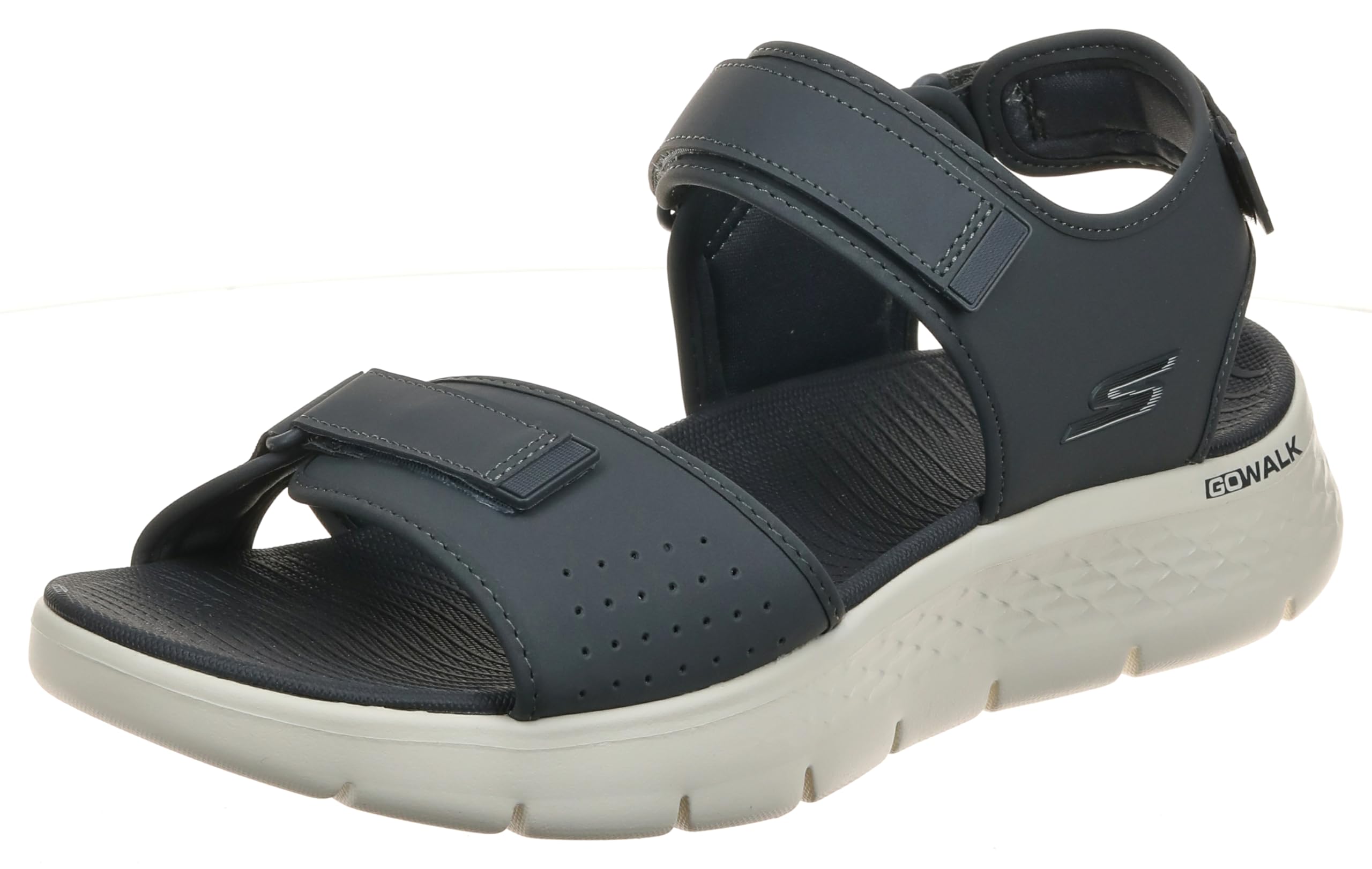 Skechers Herren Go Walk Flex Sandale, GRAU, 39.5 EU