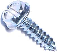 Vista 9 de 014973265397 Tornillos de chapa de arandela hexagonal ranurada, 8 x 3/8, pieza-100, zinc