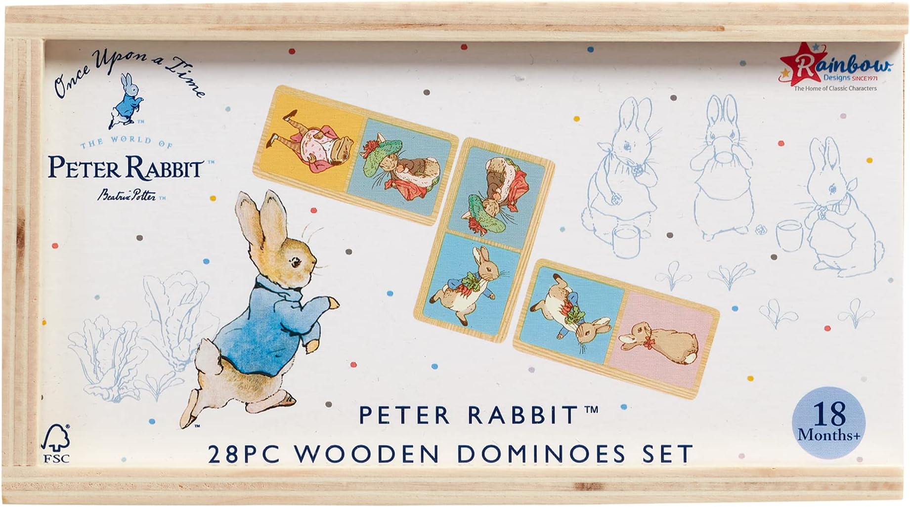 Rainbow Designs Official Peter Rabbit Dominoes by