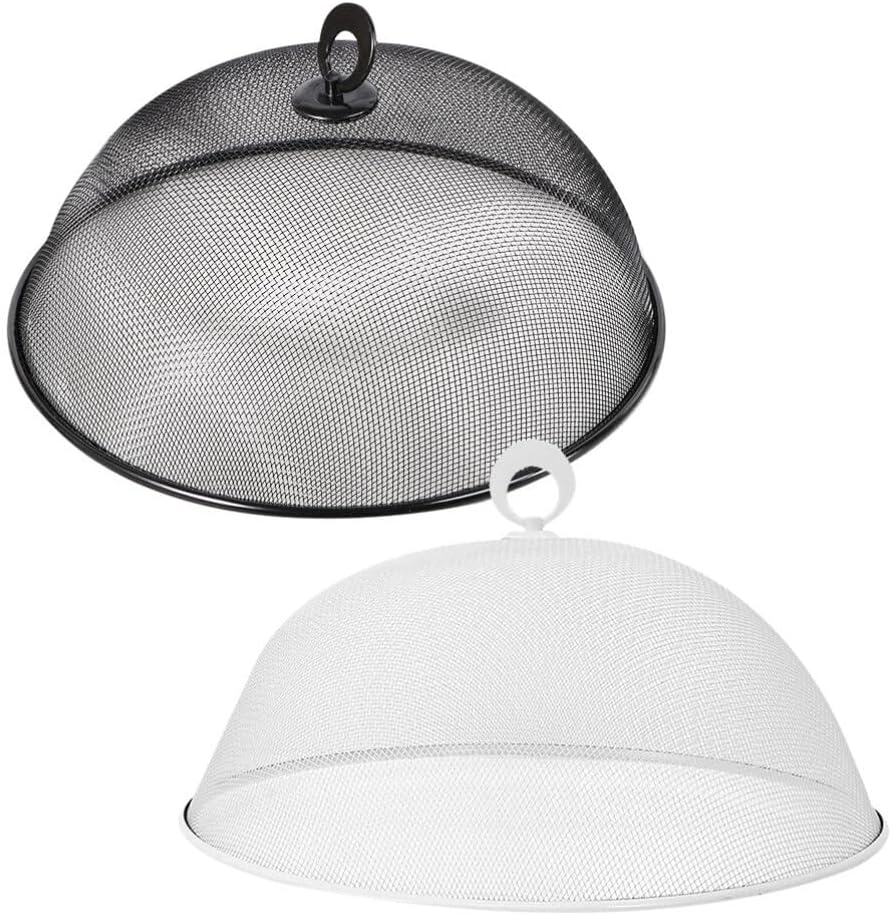 MAGICLULU Metal Mesh Food Cover 2pcs Outdoor Mesh Food