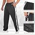Pantalon de basket-ball Deyeek pour hommes avec pantalon de post-opératoire décontracté avec poches